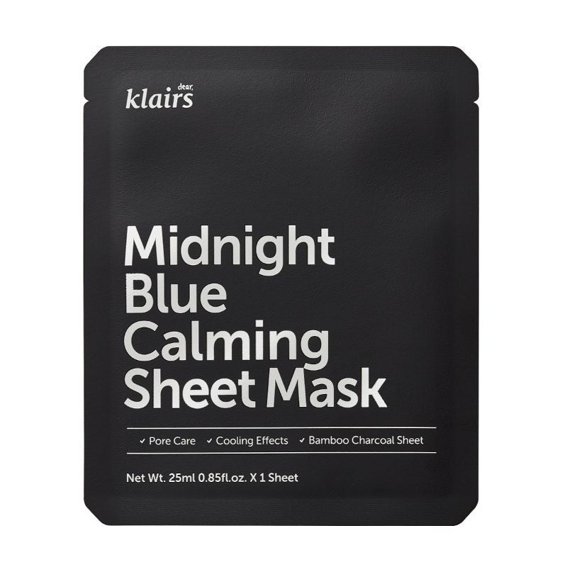 Klairs Midnight Blue Calming Sheet Mask (Pack Size:25ml)