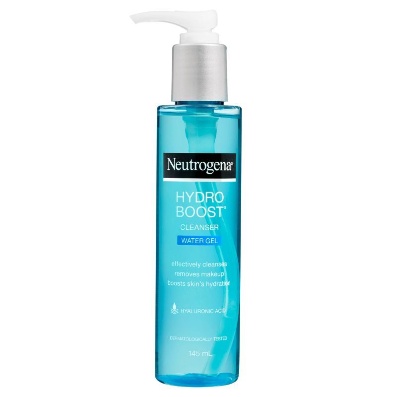 Neutrogena Hydro Boost Cleanser Water Gel Face Wash With Hyaluronic Acid For 24 Hours Hydration (145ml)