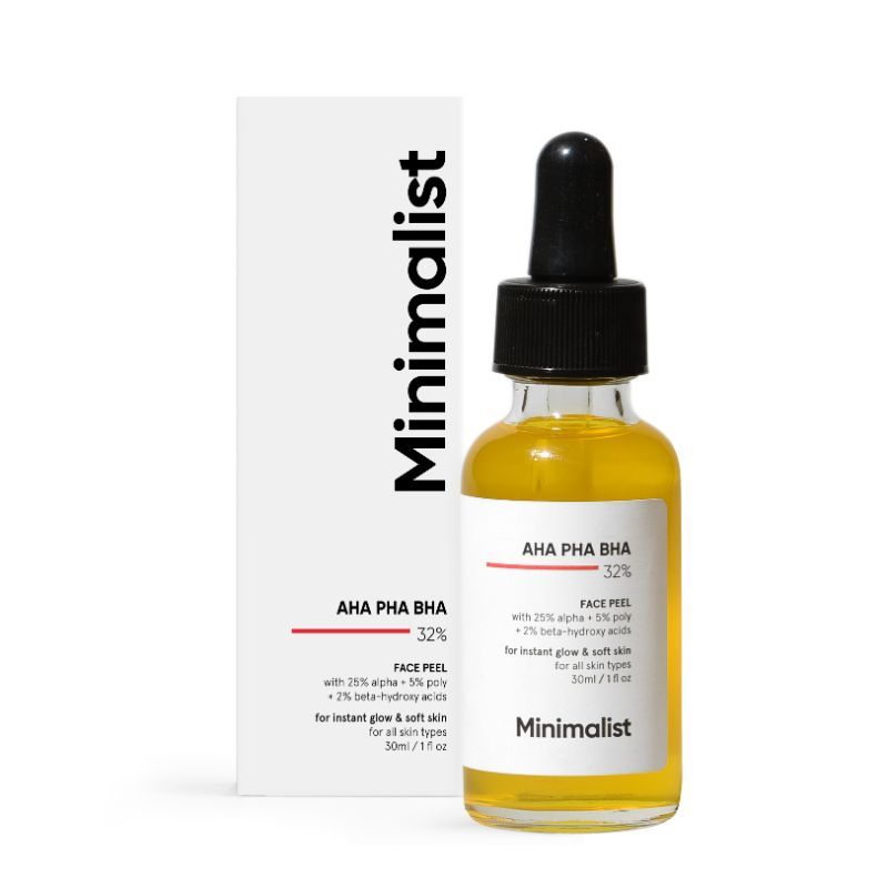 Minimalist 25% AHA + 5% PHA + 2% BHA Peeling Solution For Instant Glow & Soft Skin