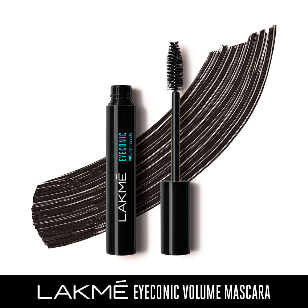 Lakme Eyeconic Volume Mascara - Deep Black (8.5ml)