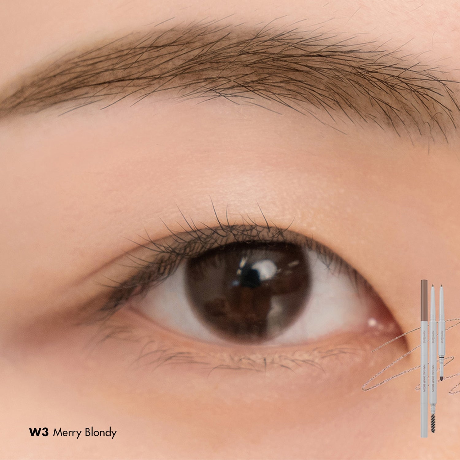 Rom&nd Han All Sharp Brow - W3 Merry Blondy (0.24g)