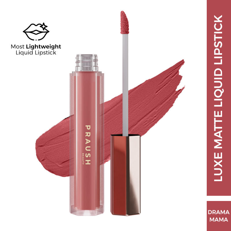 Praush Luxe Matte Liquid Lipstick - Drama Mama