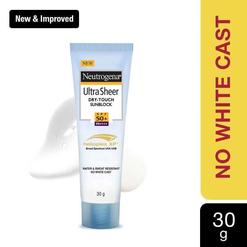 Neutrogena Ultrasheer SPF50+ PA+++ Face Sunscreen With Helioplex For Ultralight Feel & Matte Finish (30ml)