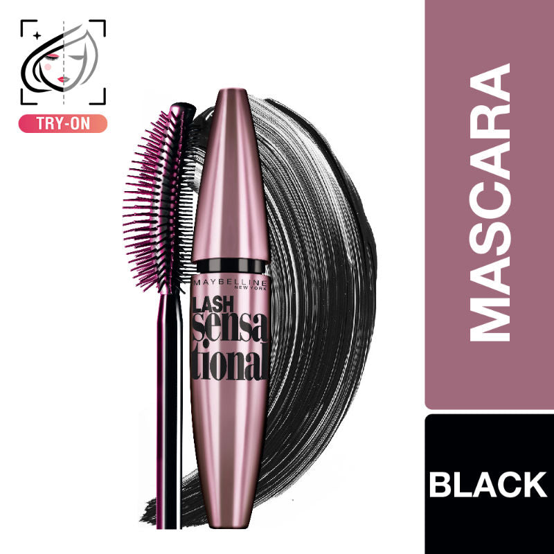 Maybelline New York Lash Sensational Waterproof Mascara Black (10ml)