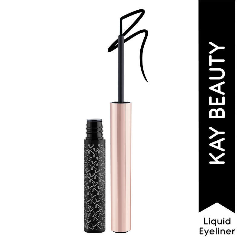 Kay Beauty Quick Dry Liquid Eyeliner - Black Canvas (3ml)