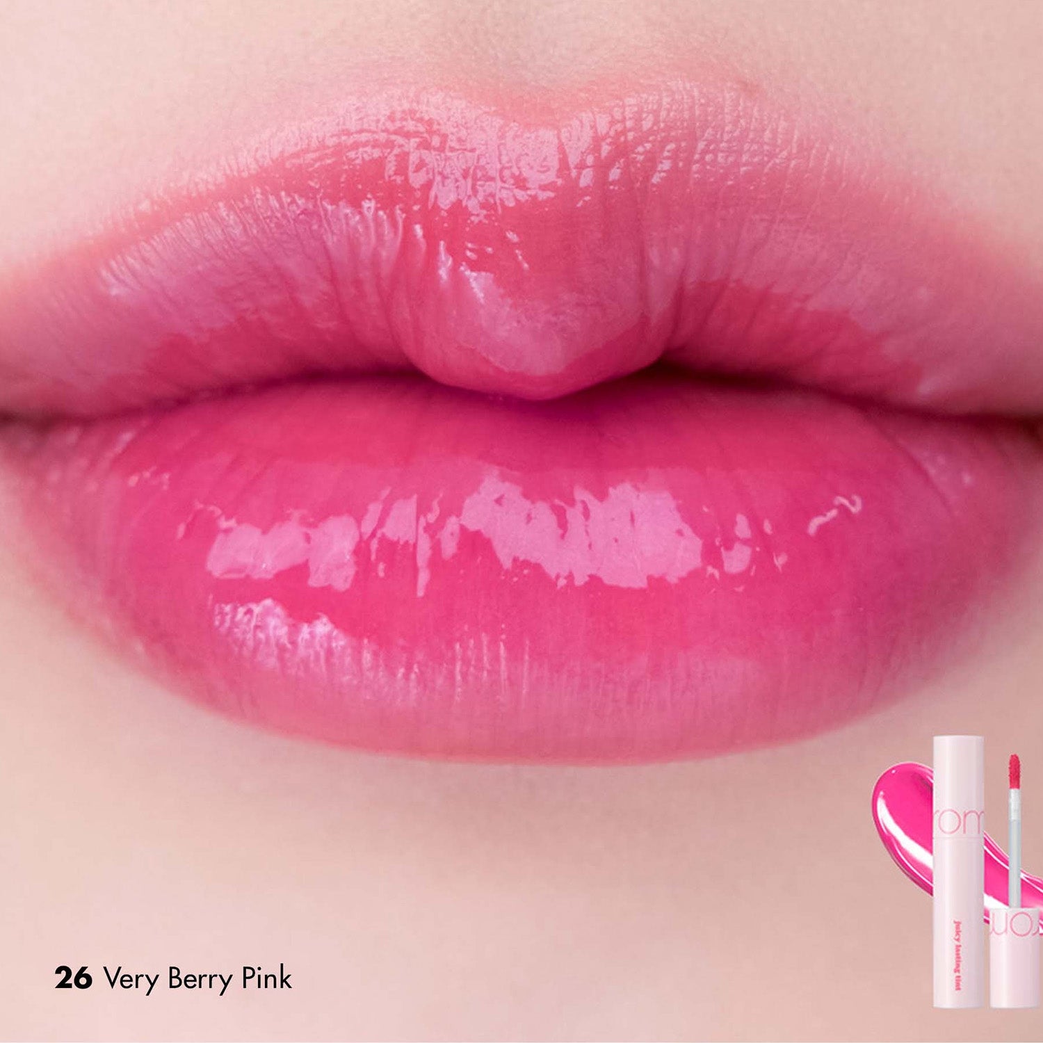 Rom&nd Juicy Lasting Tint - 26 Very Berry Pink (5.5g)