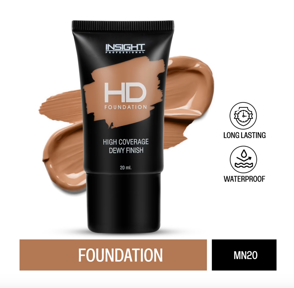 Insight Cosmetics HD Foundation (20ml)