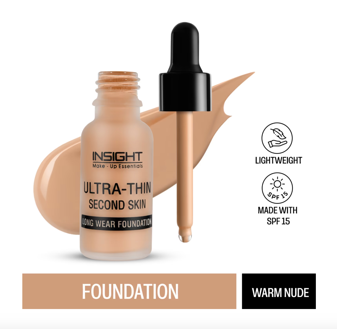 Insight Cosmetics Ultra-Thin Second Skin Long Wear Foundation (20 ML)