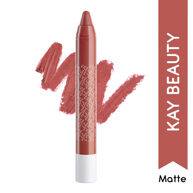 Kay Beauty Matteinee Matte Lip Crayon Lipstick - Wee hours (1.8g)