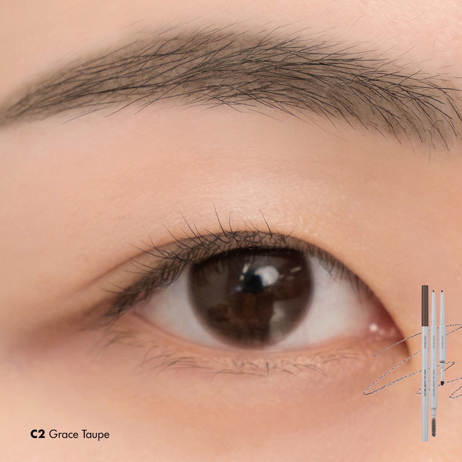 Rom&nd Han All Sharp Brow - C2 Grace Taupe (0.24g)