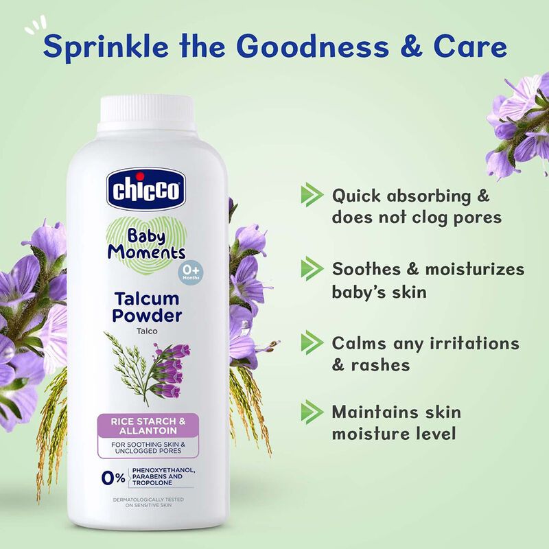 Chicco Baby Moment Talcum Powder (75g)